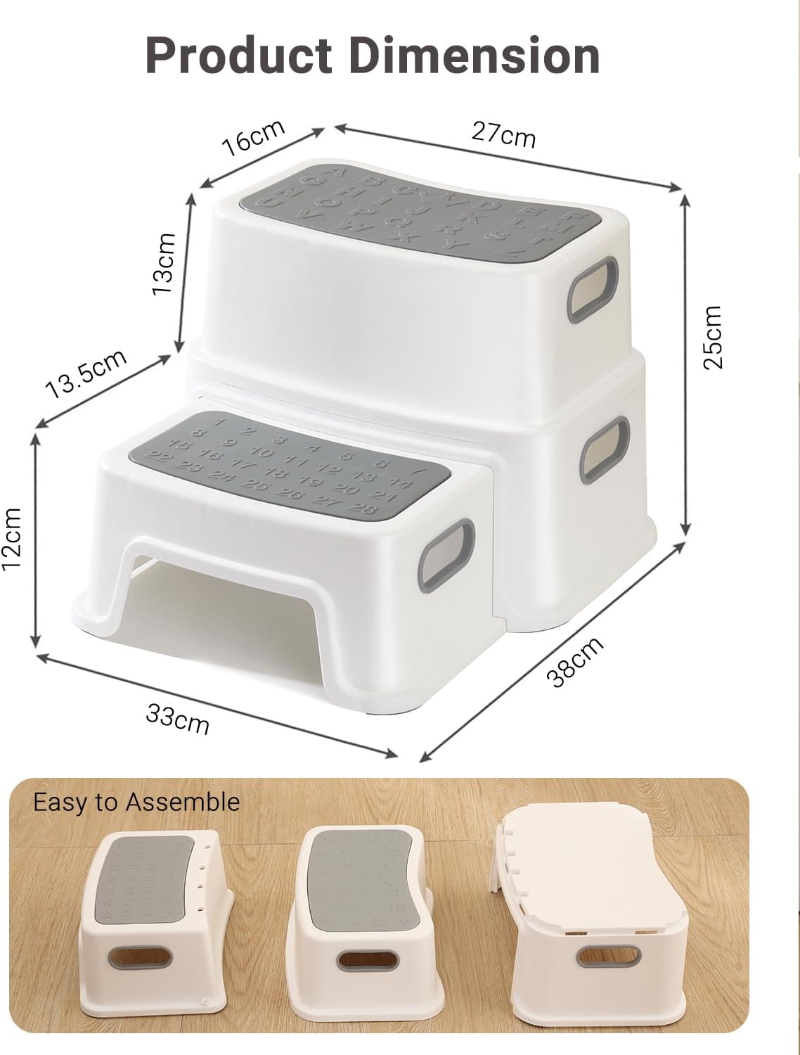 Zweistufiger Kinder-Tritthocker, 1