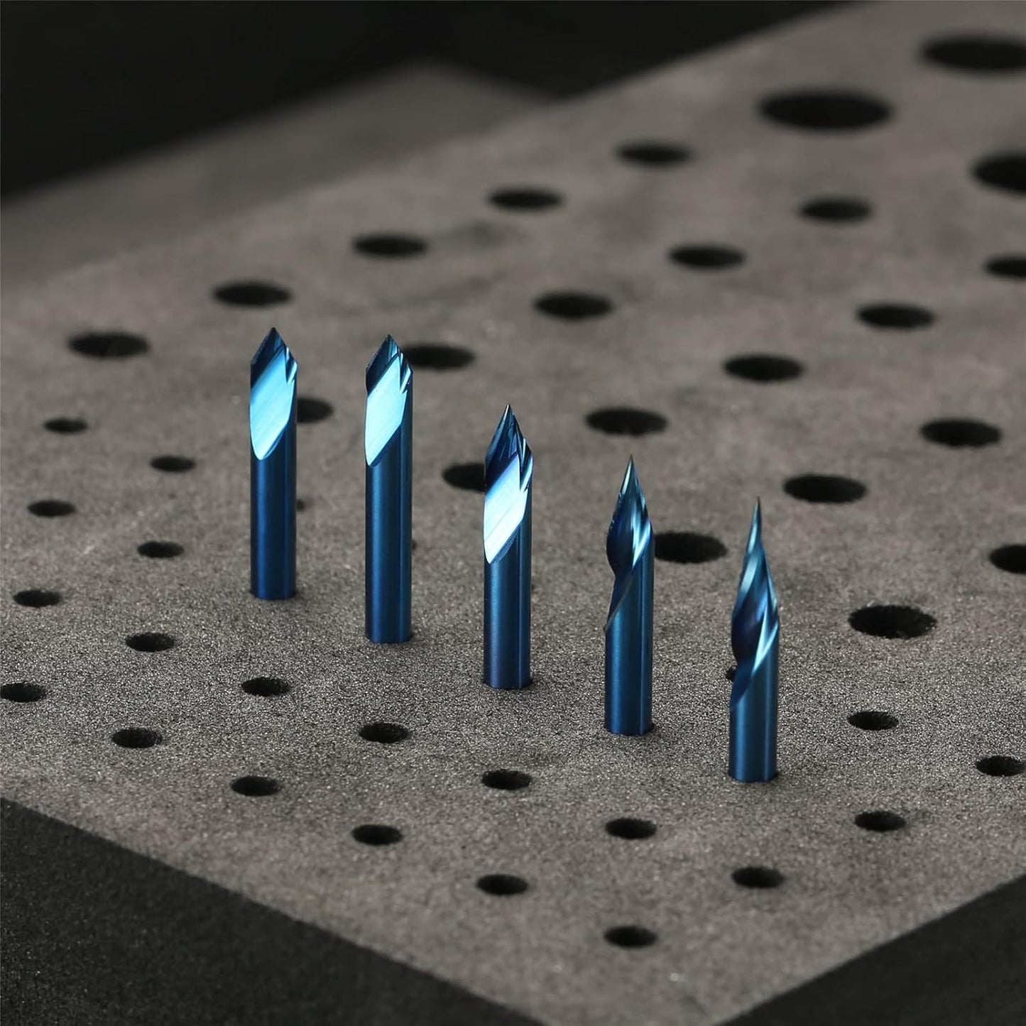 5 Stück V-Nut-CNC-Fräser VG05B