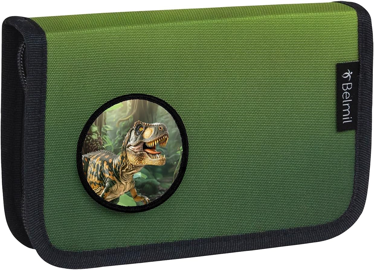 5-teiliges ergonomisches Schulranzen-Set, Black Green 2
