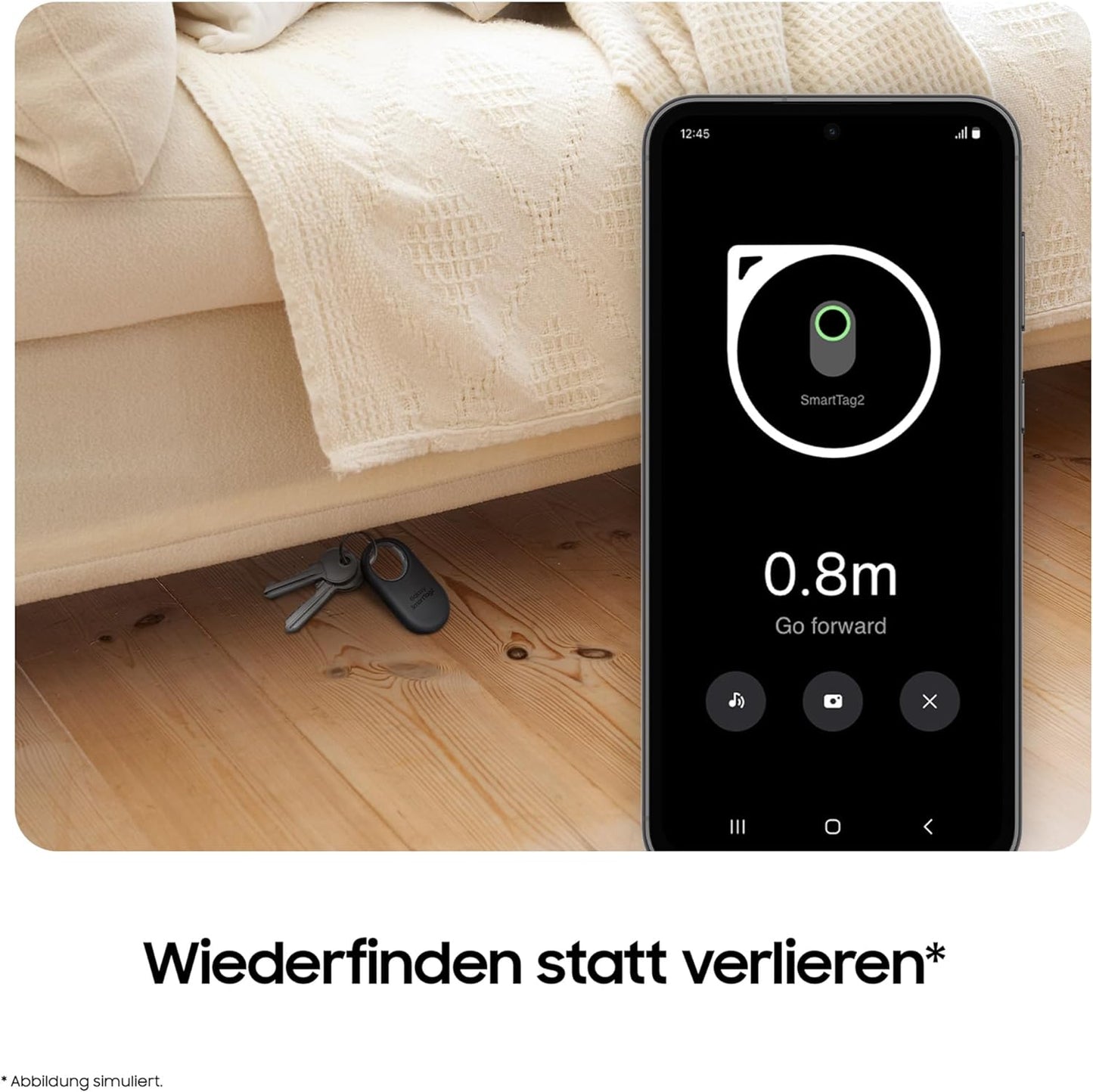 Galaxy SmartTag2 - Bluetooth-Tracker, Black 1 Stück