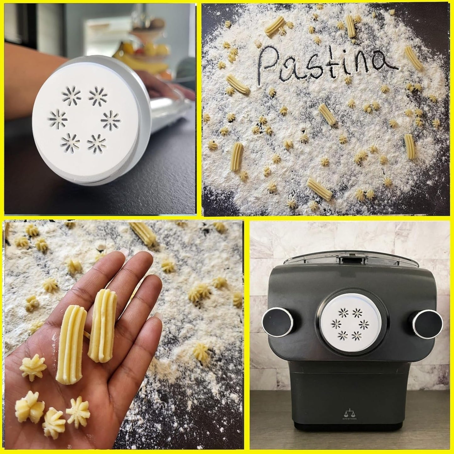 Aufsatz für Pastamaker, Aufsatz Kekse Pastina