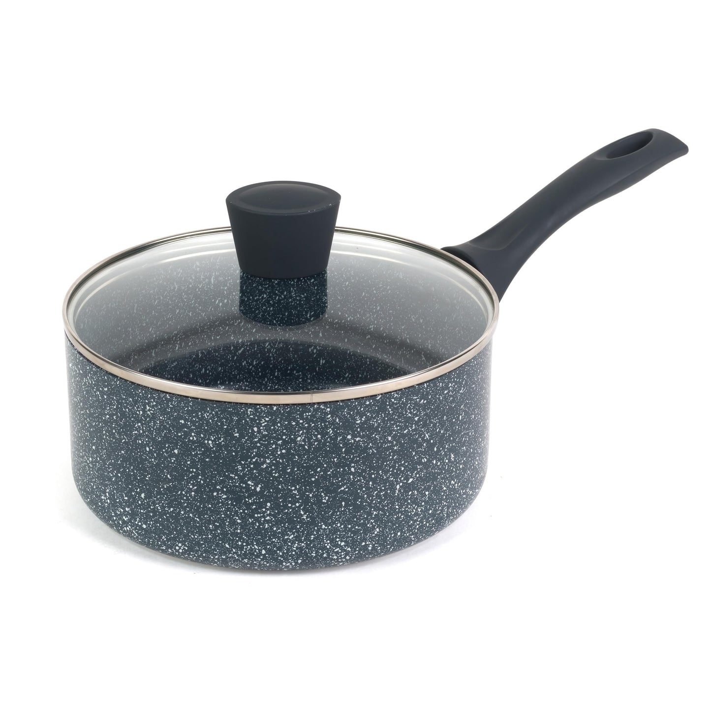 Antihaft-Stielkasserolle mit Hartglasdeckel RH00846EU, 20 cm Kochtopf