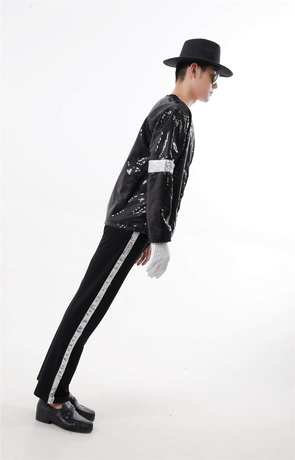 Retro Tanzjacke, Schwarz 120-130