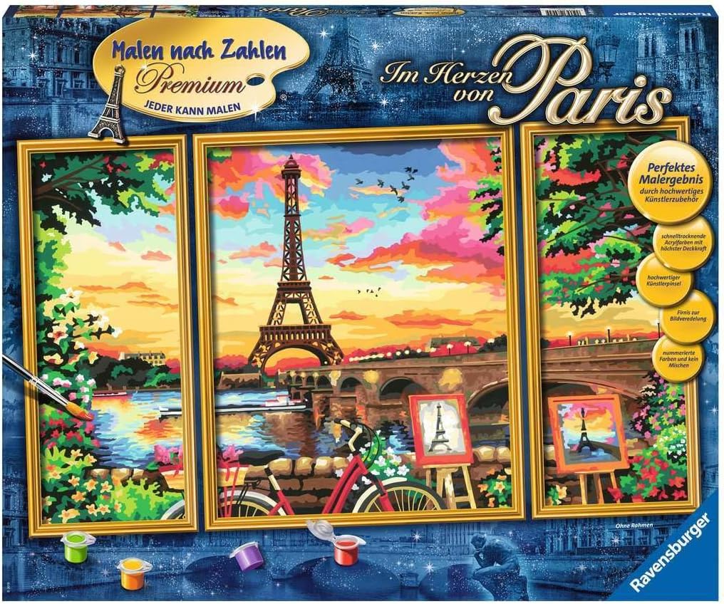Malen nach Zahlen Im Herzen von Paris, Alte Version
