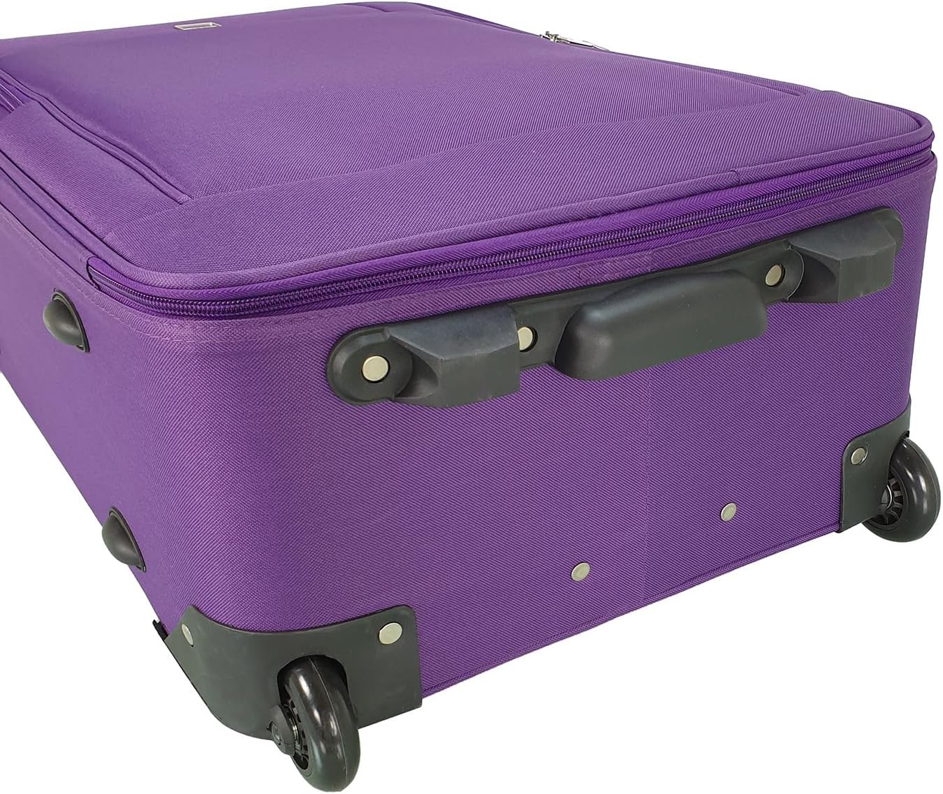 Stoffkoffer mit Inline-Rollen, Sehr grosser Koffer (81cm) Lila