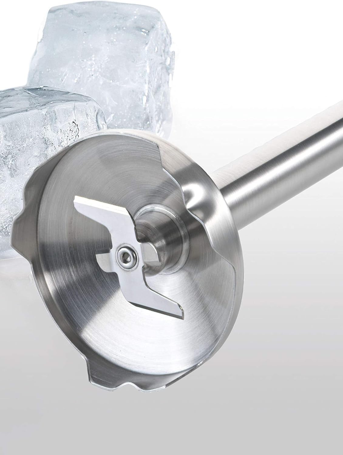 Handmixer mit Rühr- und Knethaken, Schwarz / Chrome