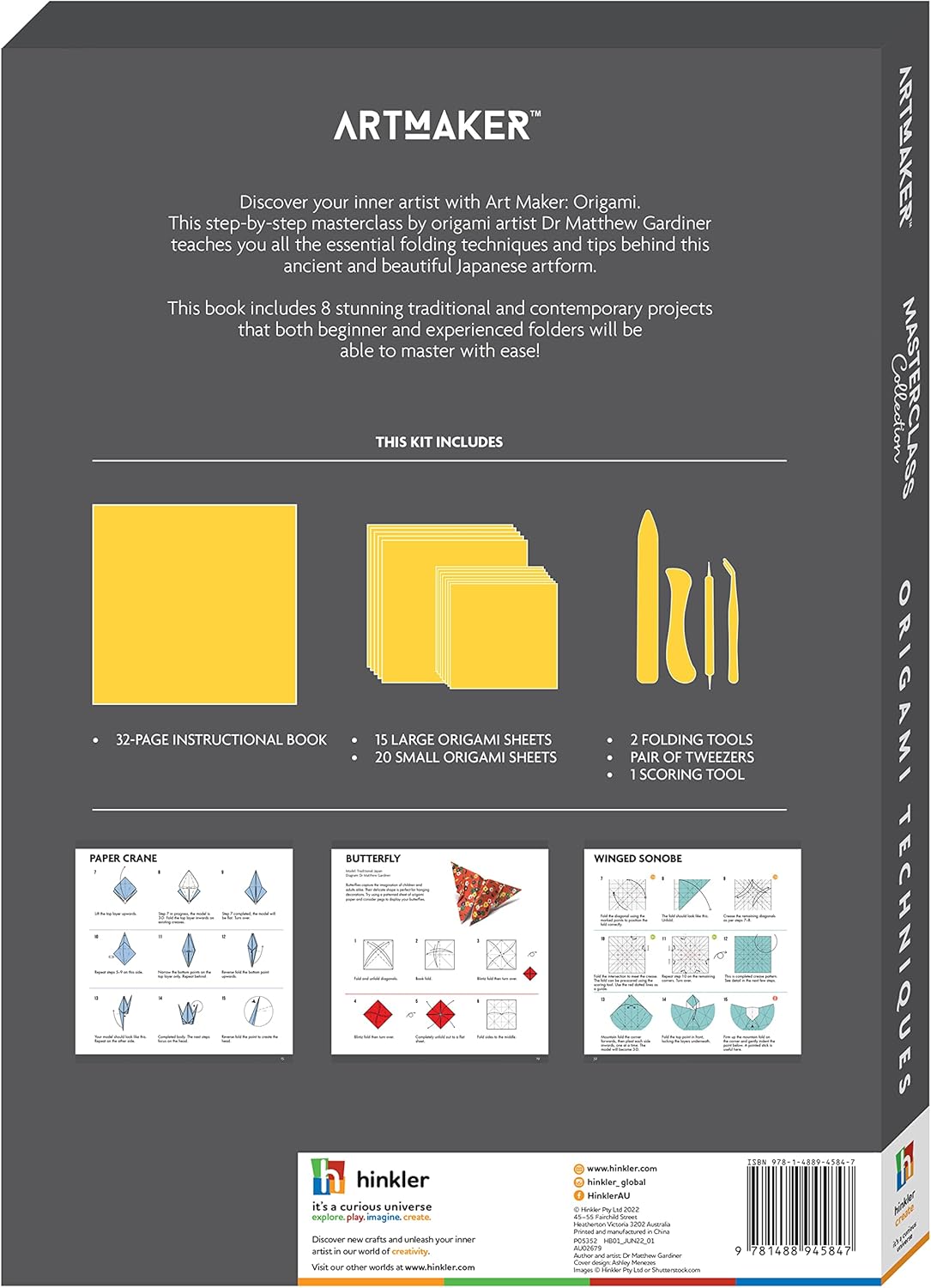 Masterclass Collection Origami-Techniken-Set für Anfänger & Fortgeschrittene