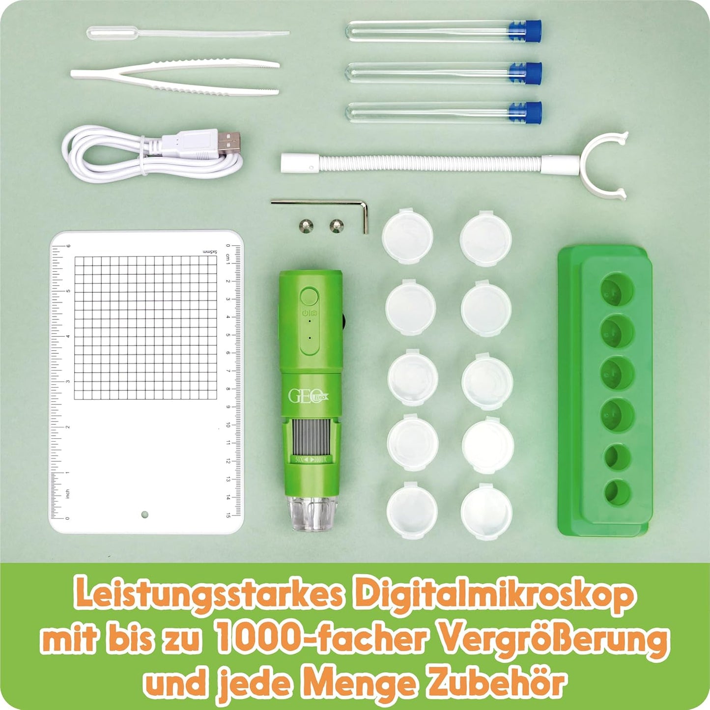 Digitales Mikroskop - Das grosse Entdecker-Set