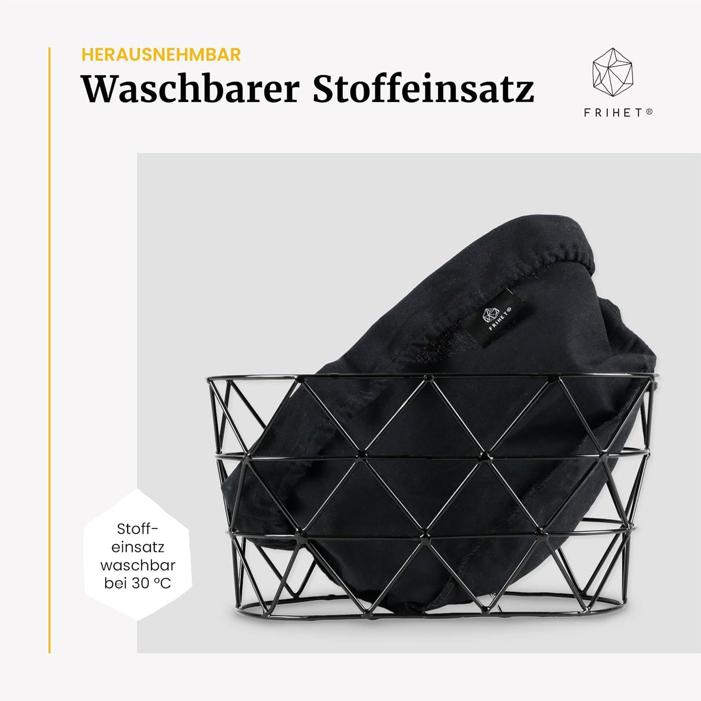 Brotschale und Obstschale, Raute schwarz