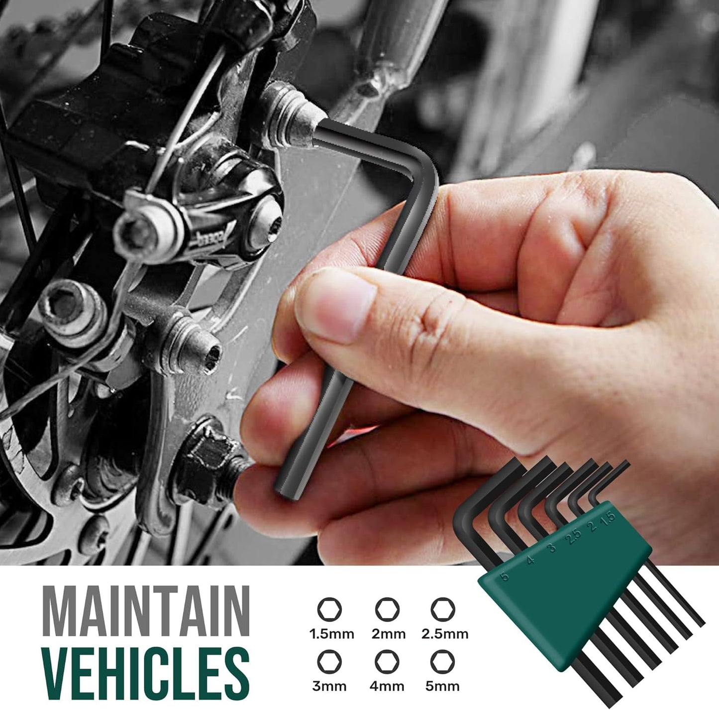 25-teiliges Handwerkzeug-Set für DIY-Reparaturen, Grün