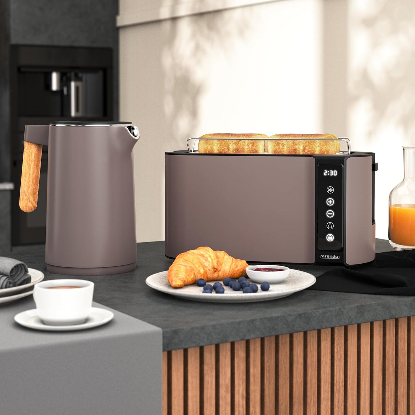 Küchen-Set mit Wasserkocher & Toaster
