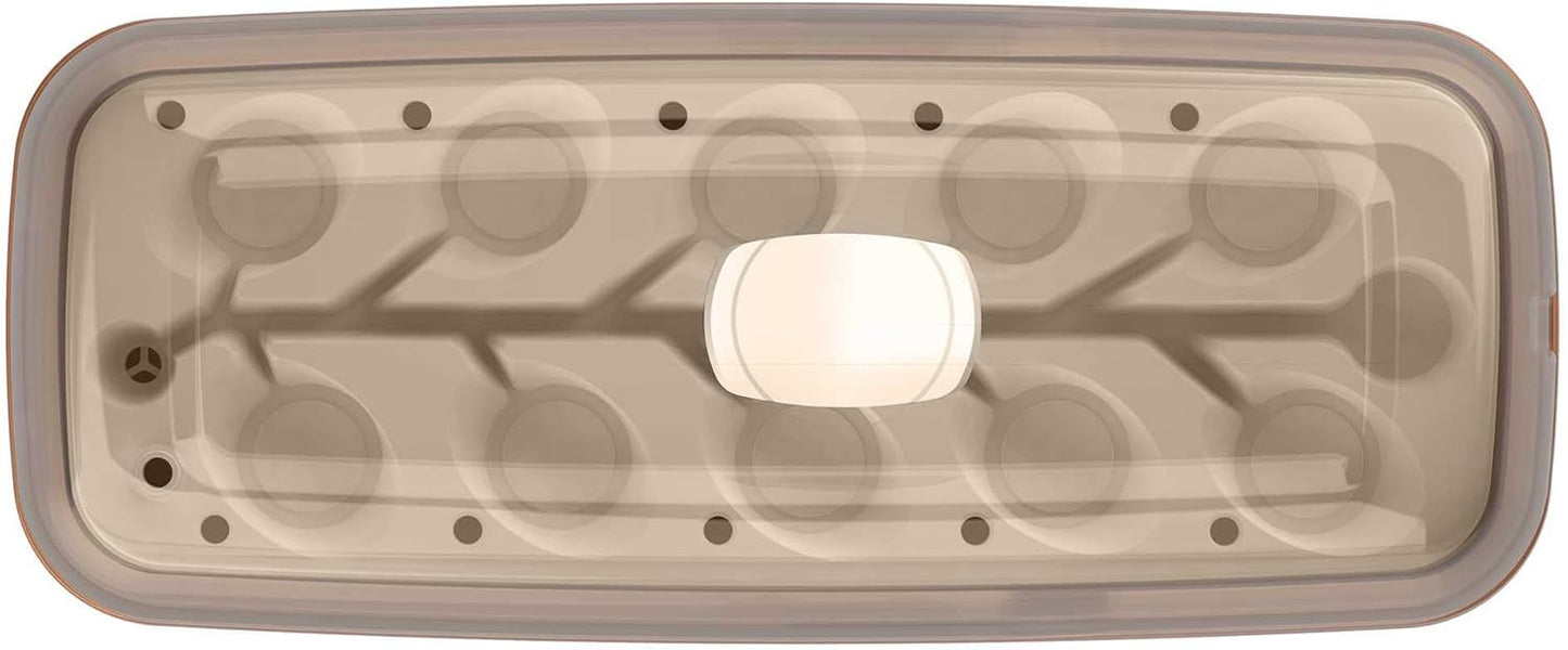 BoQube L Plus Anzuchtset mit Bewässerungssystem, BoQube L Plus — 41×17×23cm Creme / Kupferbraun