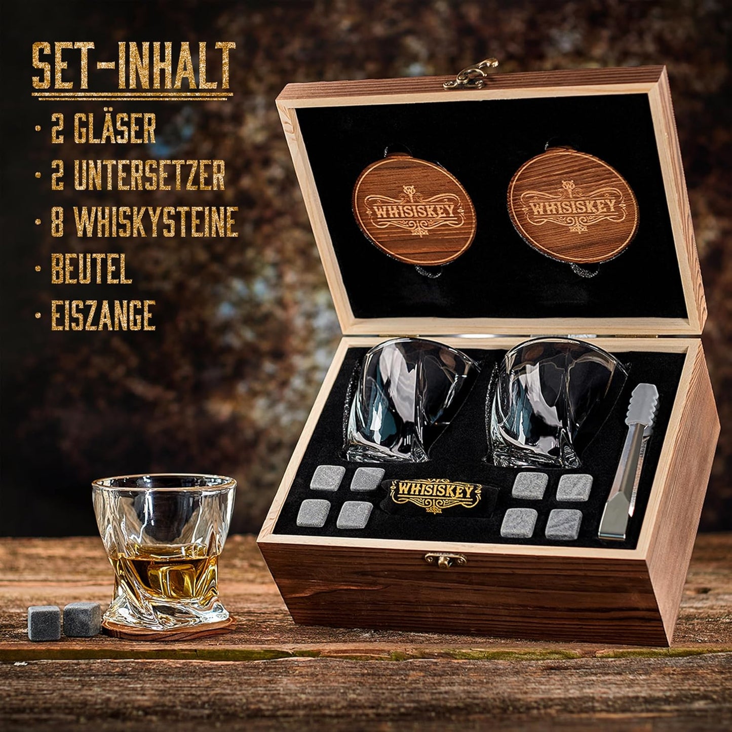 Whisky Gläser Set, MAN OF THE YEAR