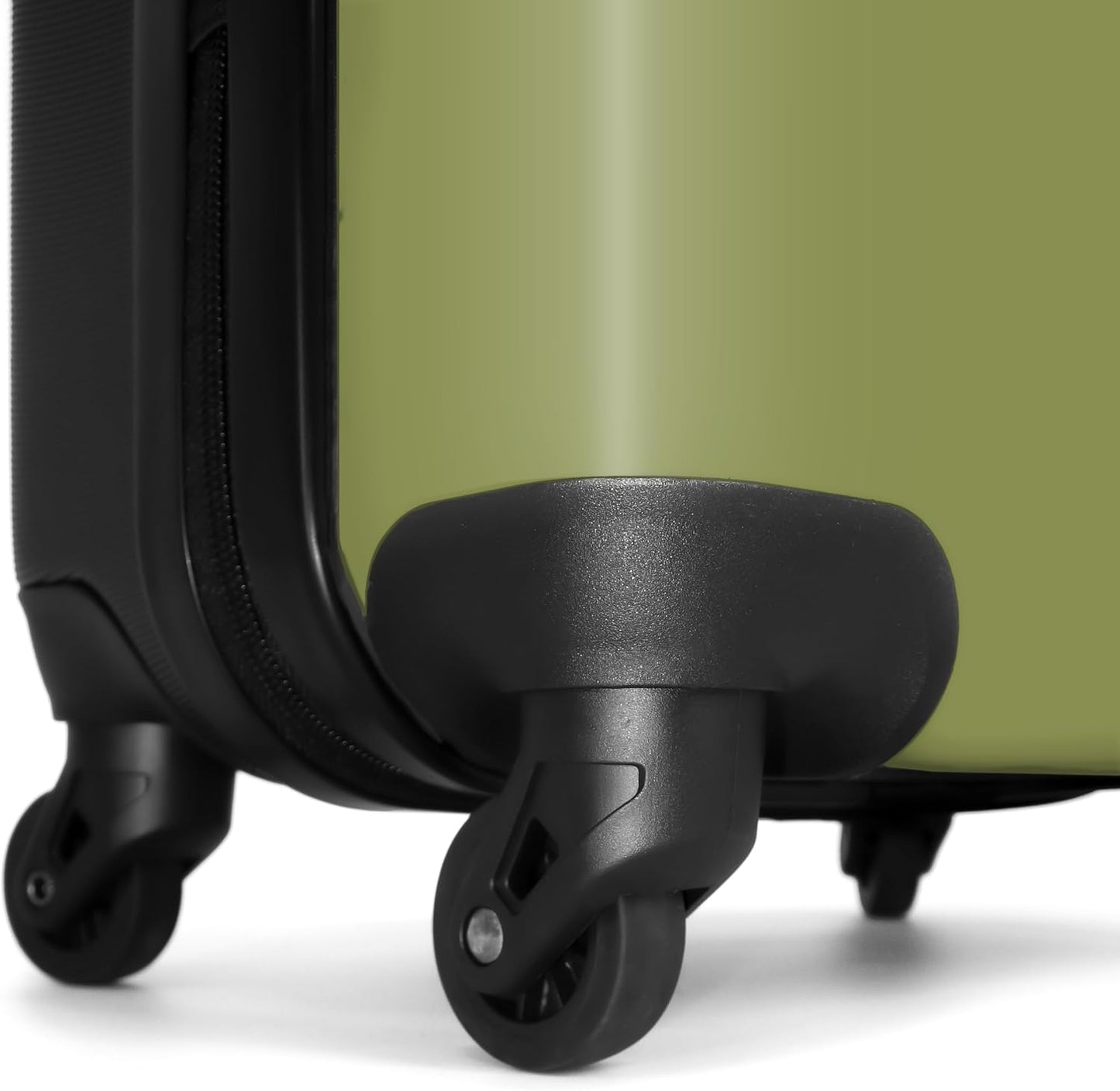 Hartschalen-Trolley mit 4 Rollen, mittelgross, Farbe - Grün Mittelgross