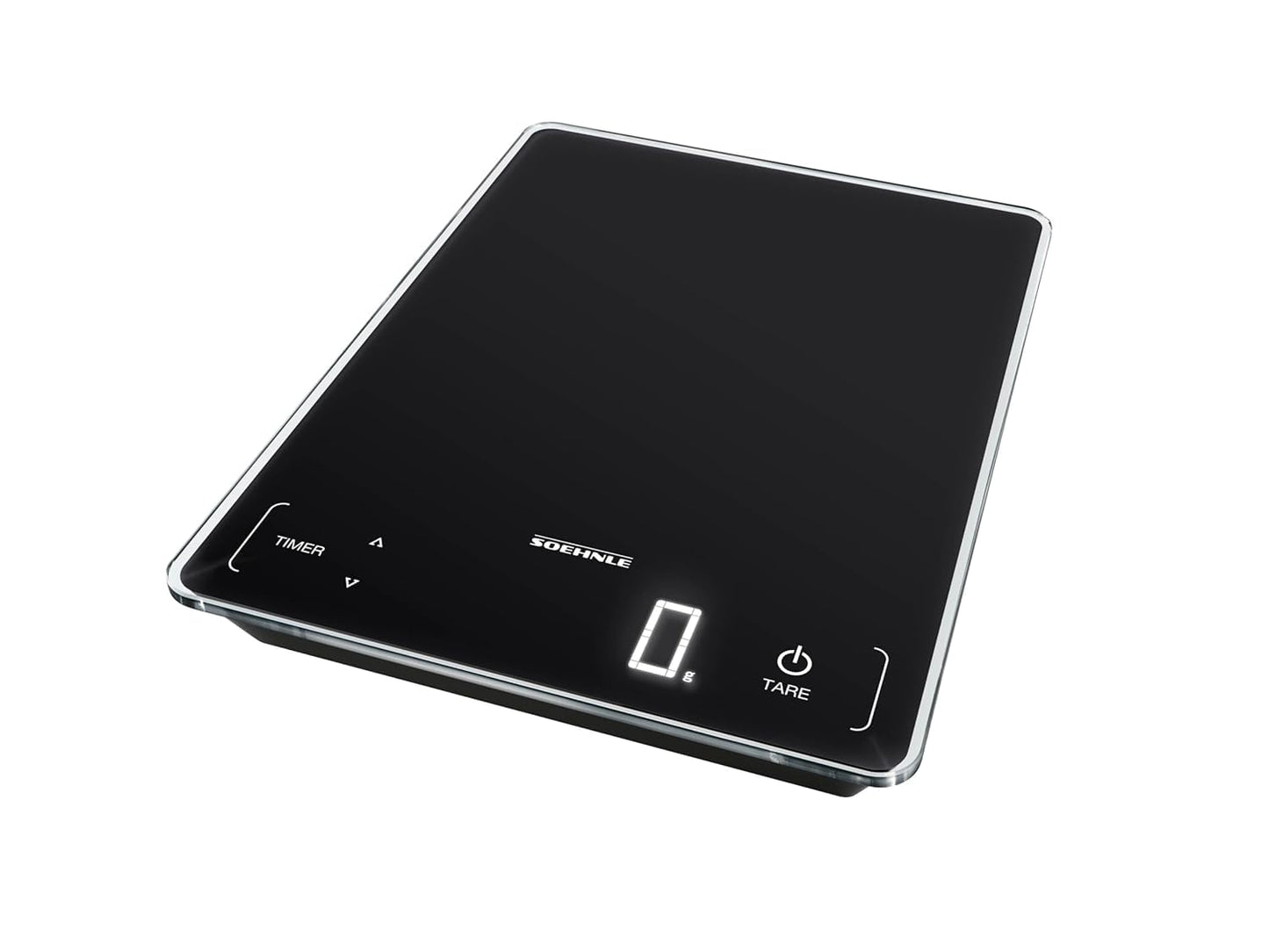 Digitale Küchenwaage Page Profi 100 (bis 15 kg), Schwarz