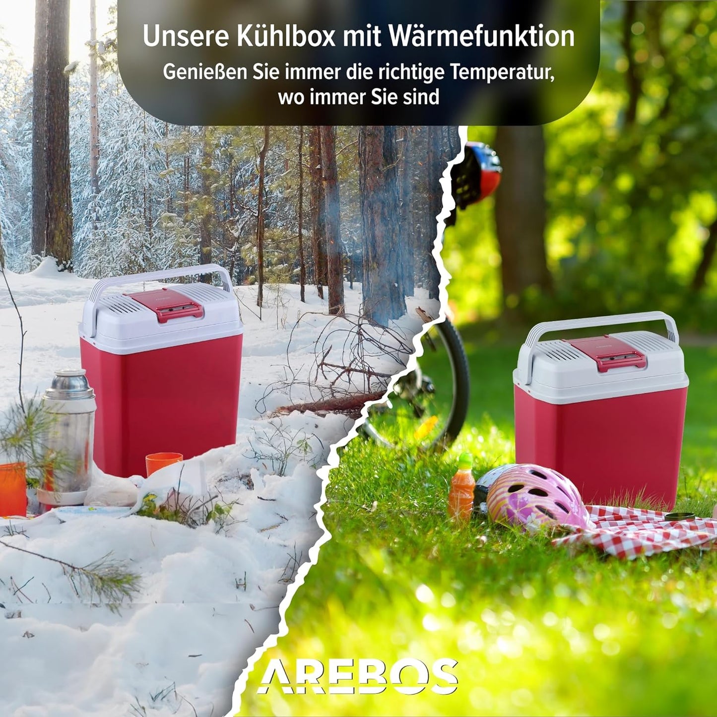 Kühlbox, Rot