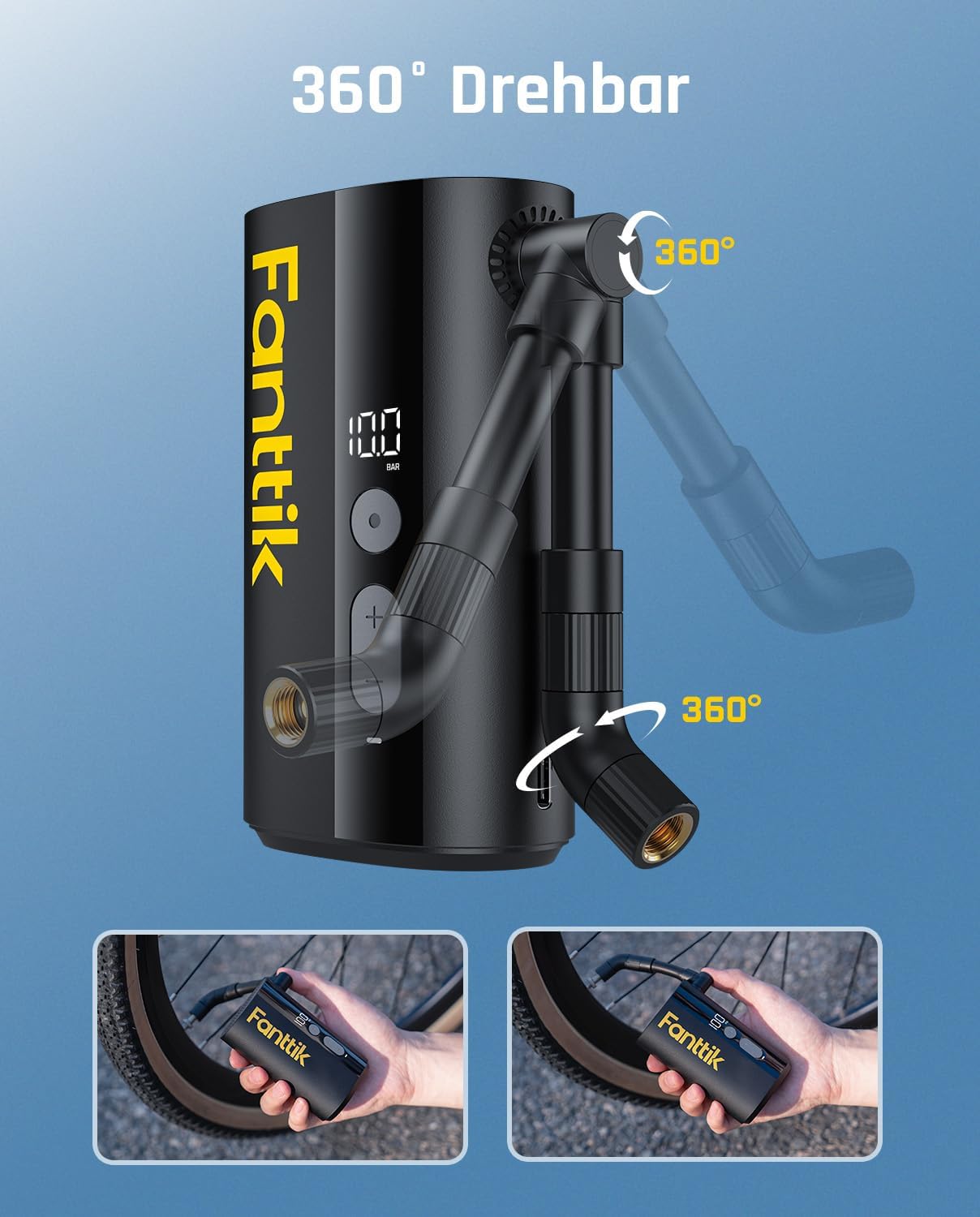 Akku Fahrradpumpe X9