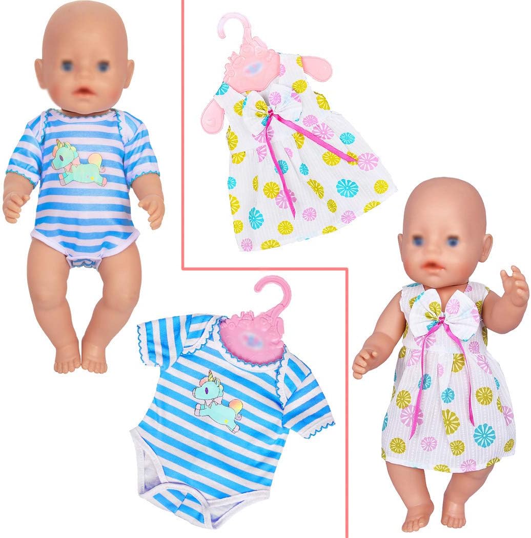 10 Sets Puppenkleider