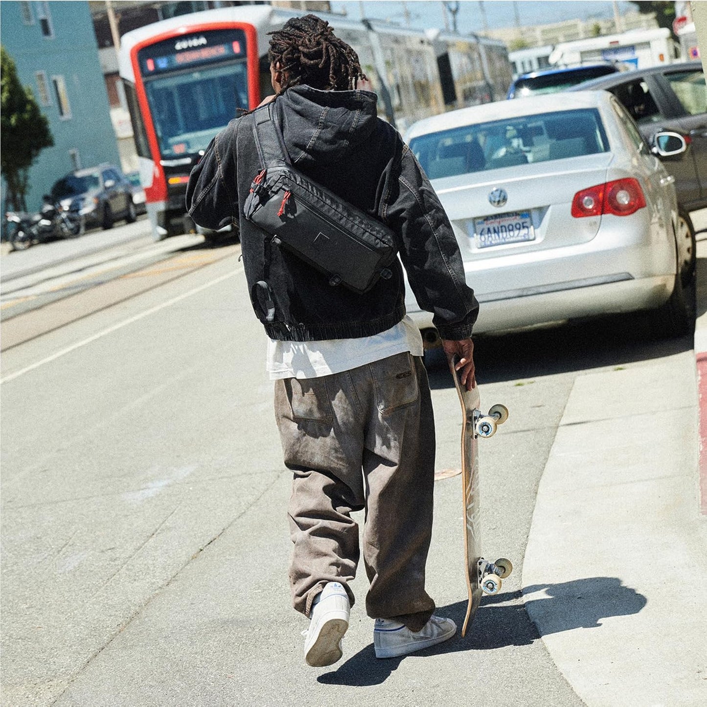 Messenger Bag, Einheitsgröße Salbei