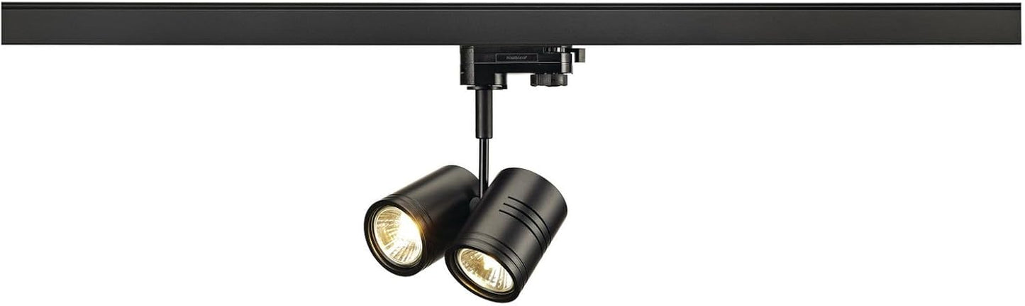 LED-Strahler Bima, Bima Spot Zweiflammig Qpar51 50w Schwarz Matt|3Ph