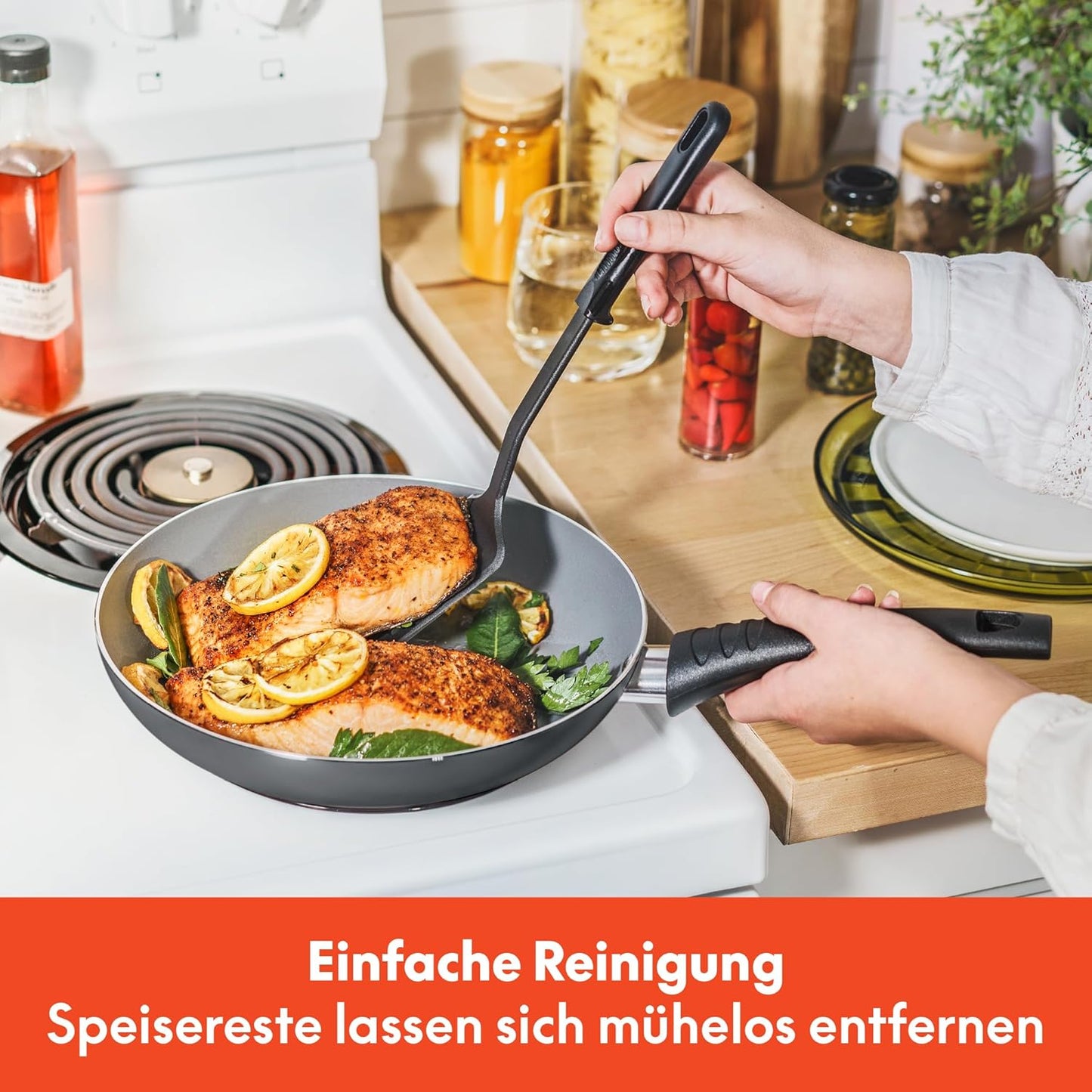 Antihaft-Kochgeschirr-Set, 21 Piece Set Schwarz