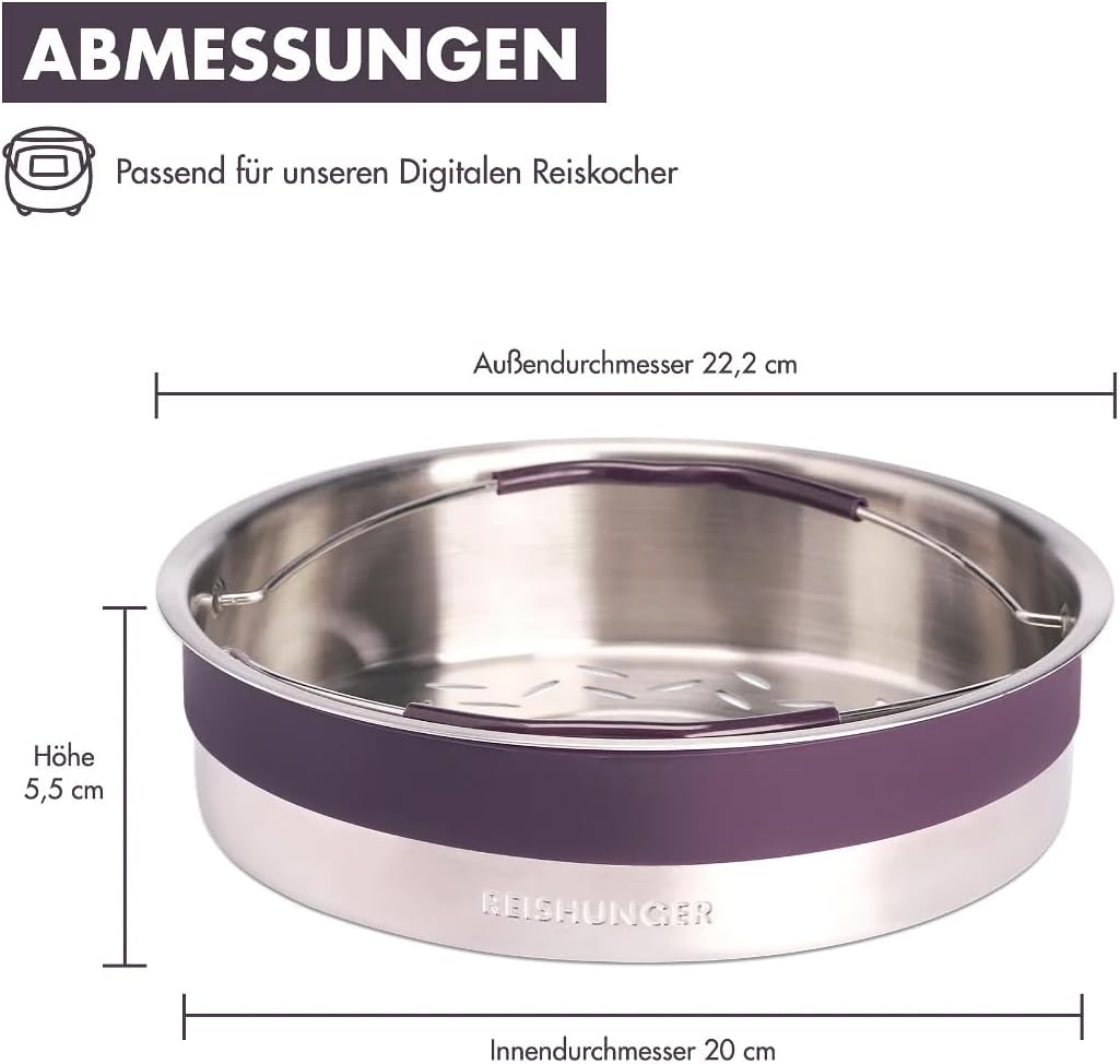 Dämpfeinsatz für Reiskocher