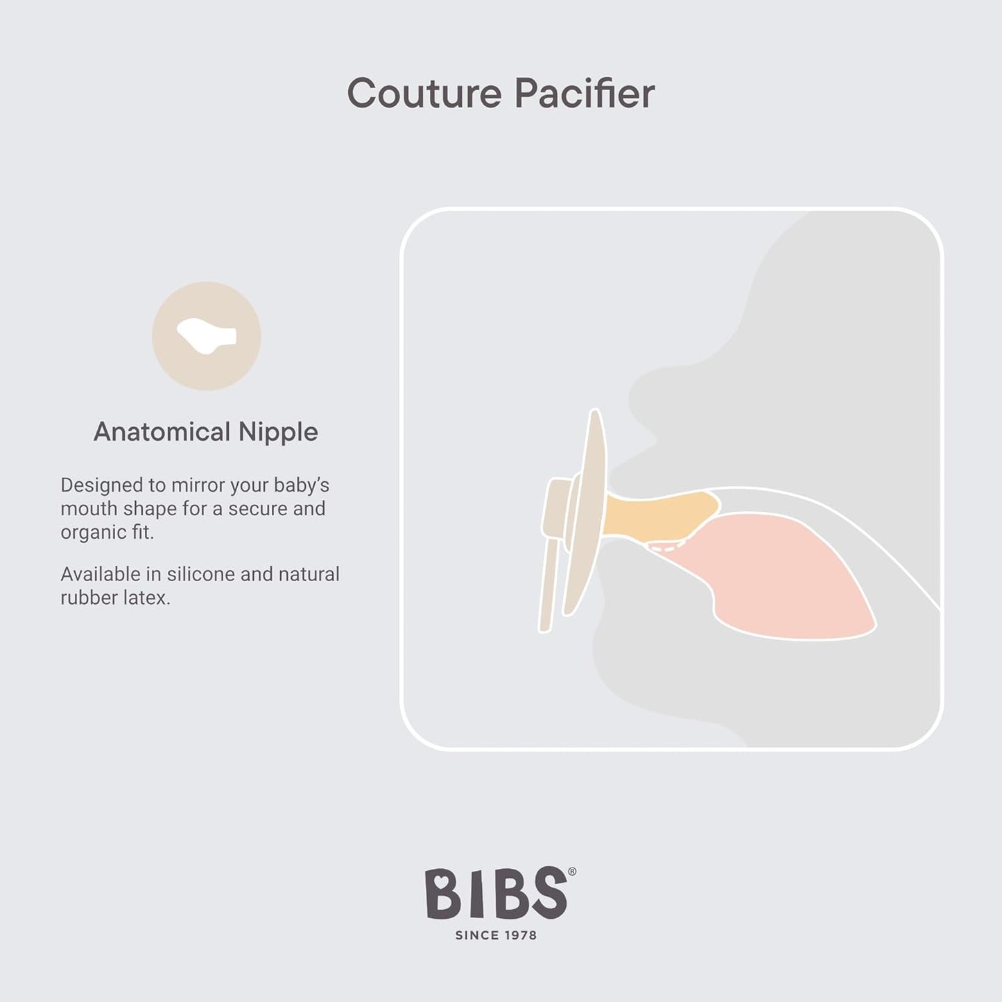 2er-Pack Couture Schnuller, kiefergerecht, 0-6 Monate (2er Pack) Meadow / Earth
