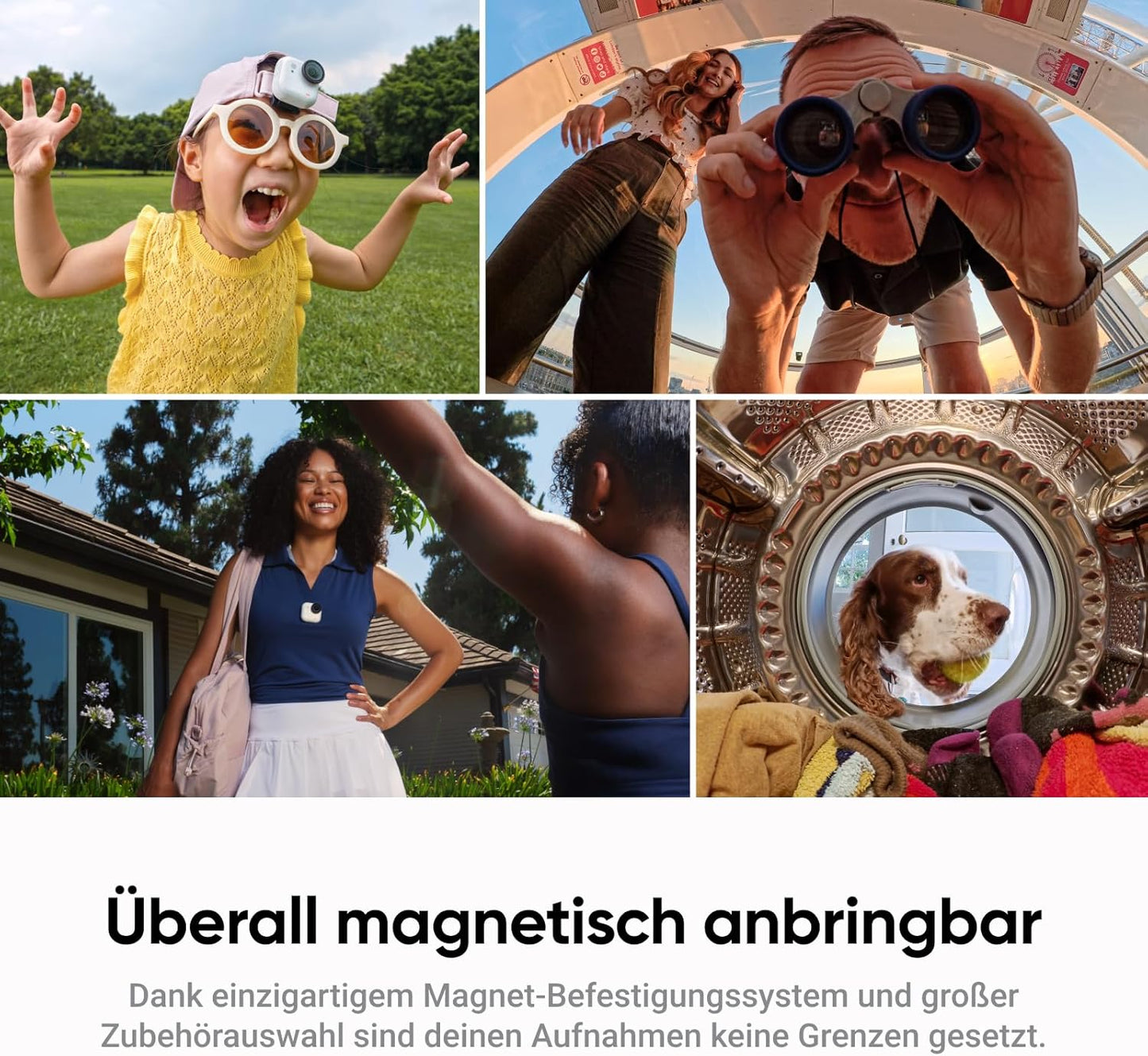 GO Ultra 4K Vlogging-Kamera, Nachtschwarz Standard-Bundle(Ohne microSD Karte)