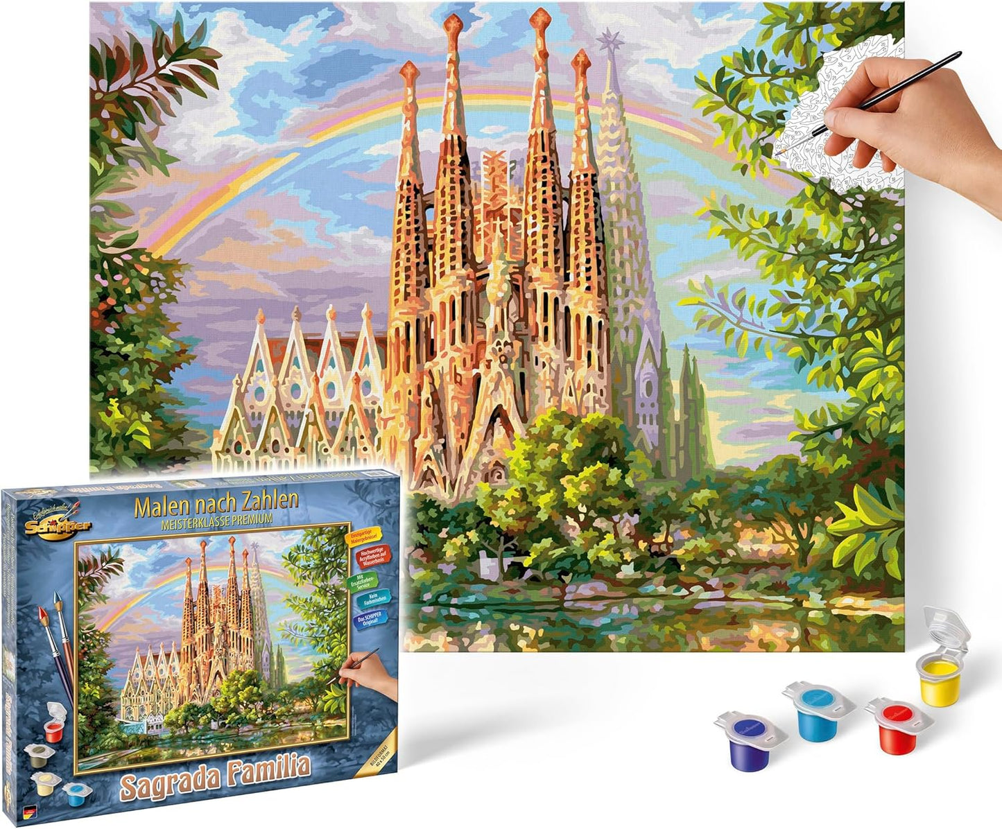 Malen nach Zahlen - Sagrada Familia