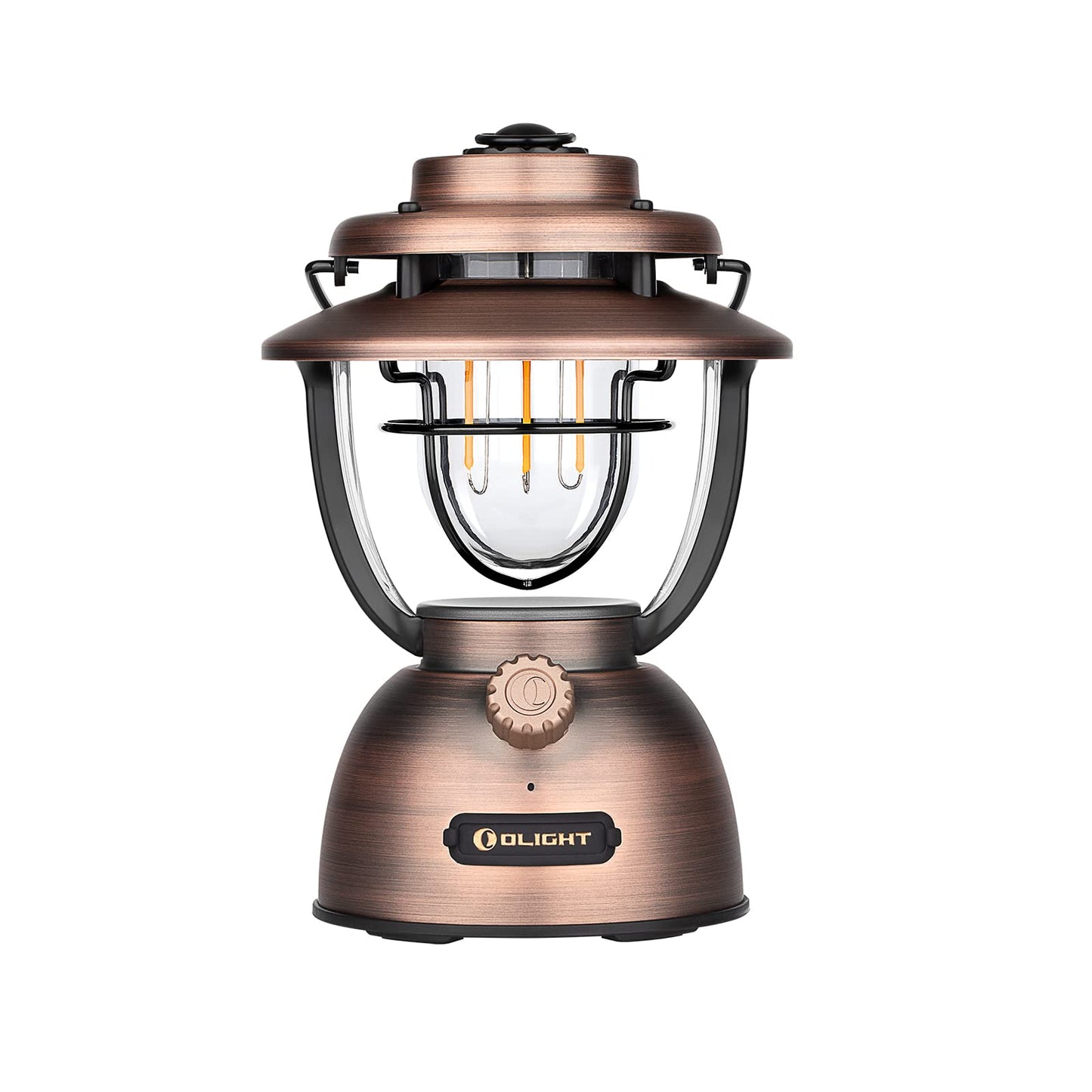 Retro-Campinglaterne mit dimmbarem Licht, Vintage Kupfer Finish
