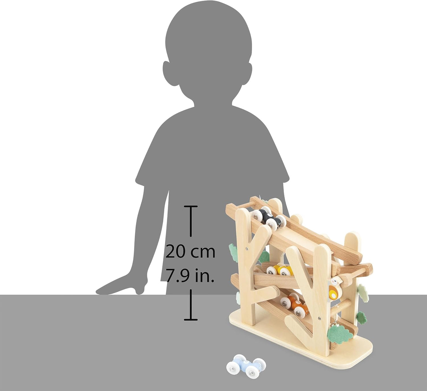 Holzrutsche Ameisen Rollbahn, Ameise