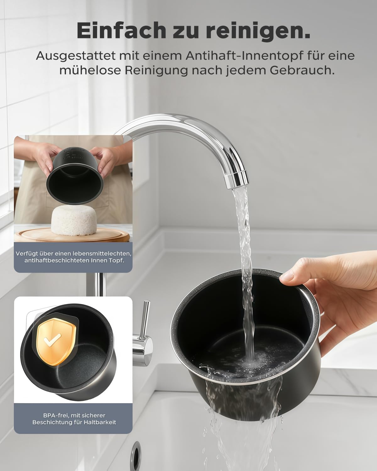 Elektrischer Mini-Reiskocher