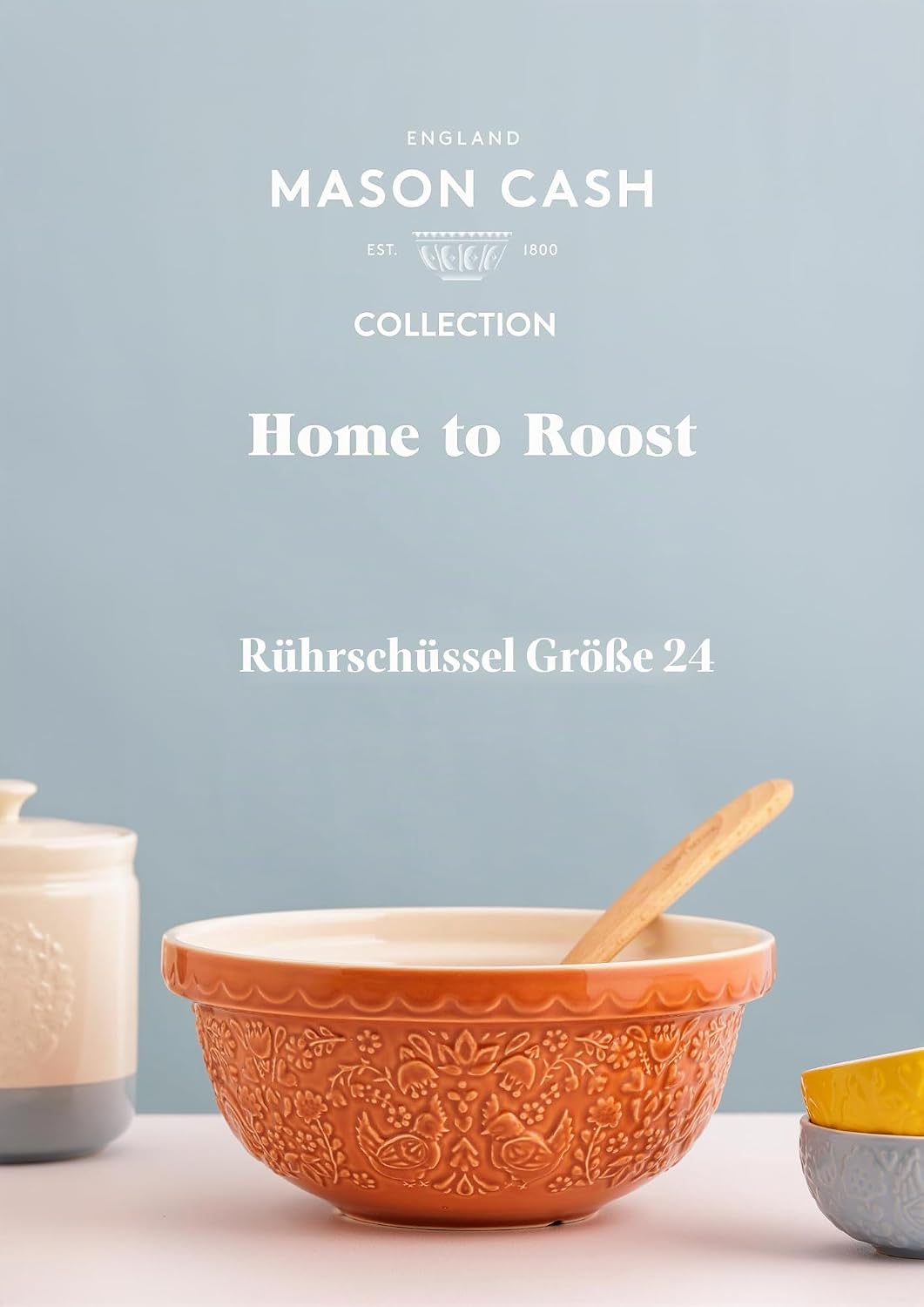Home to Roost Rührschüssel mit Huhn-Motiv, 24 cm