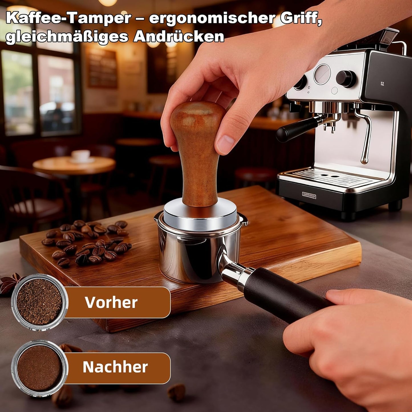 Espresso Tamper & Leveler Set (51mm)