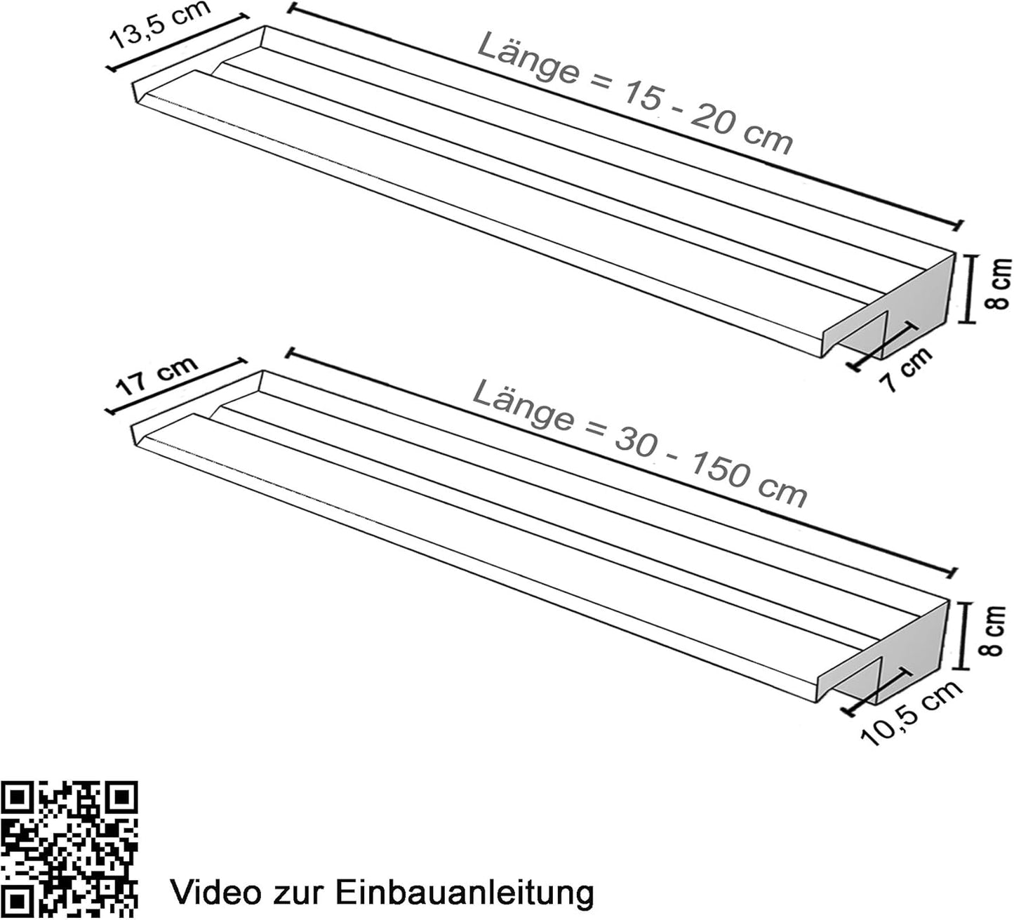 Wasserauslauf, 15 CM Wasserfall