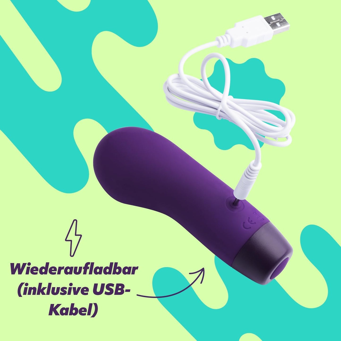 Auflegevibrator Groove, Lila