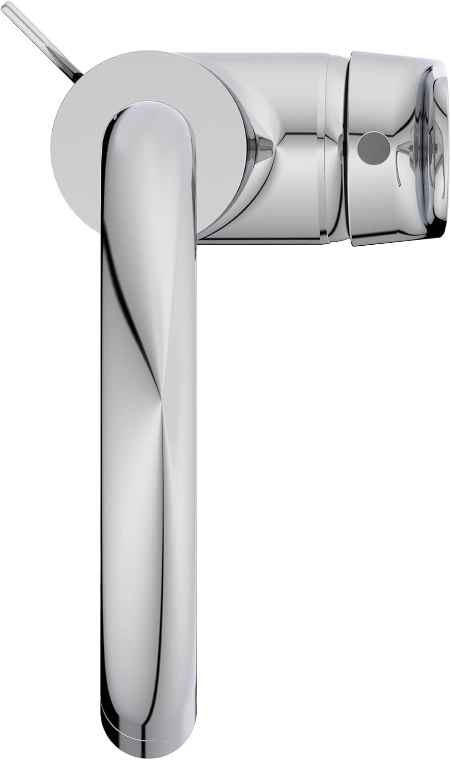 Ceraflex Waschtischarmatur mit Zugknopf-Ablaufgarnitur, hoher Auslauf Auslaufhöhe 191mm Chrom
