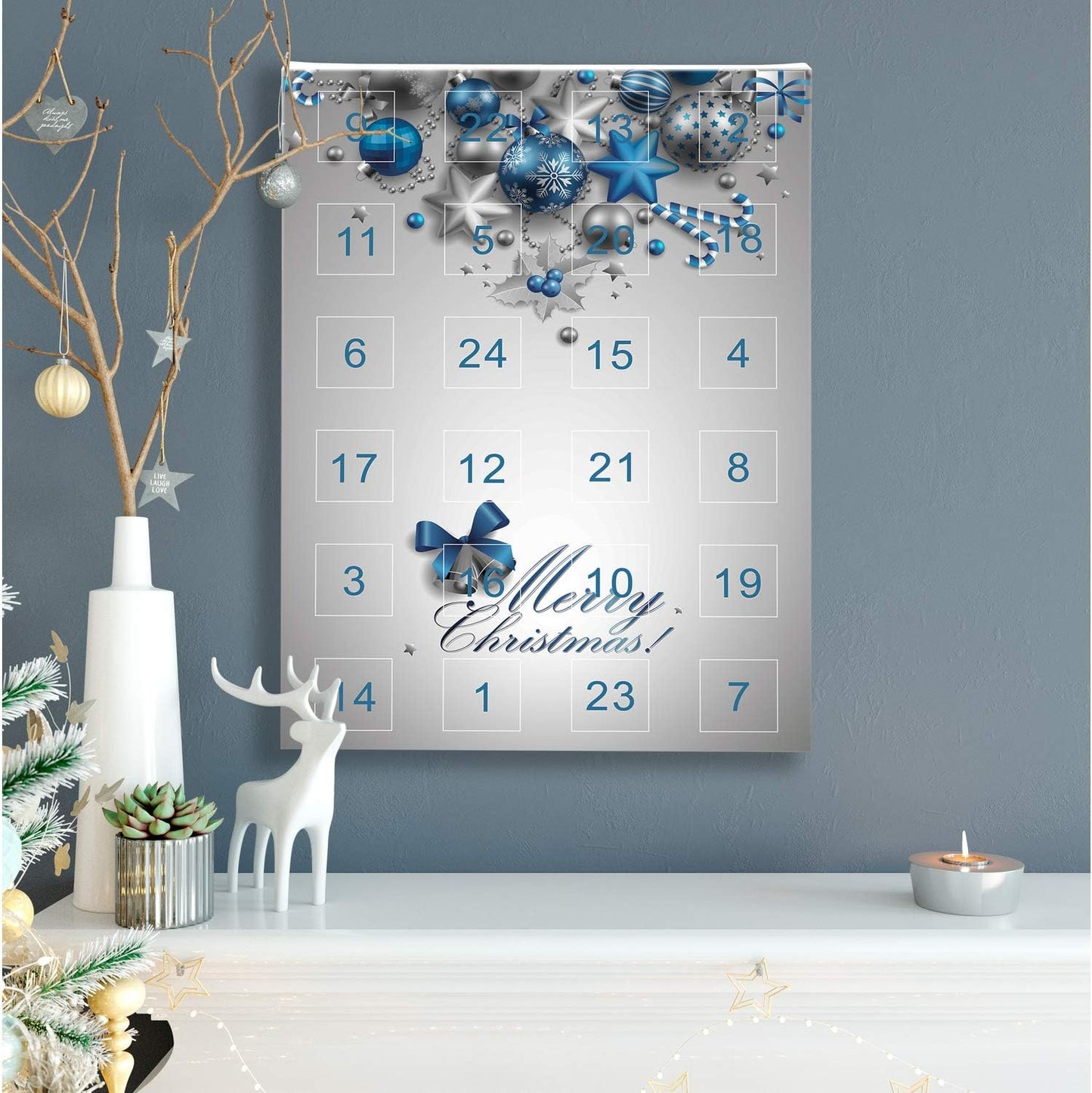 Mode-Schmuck Adventskalender mit Perlenanhängern