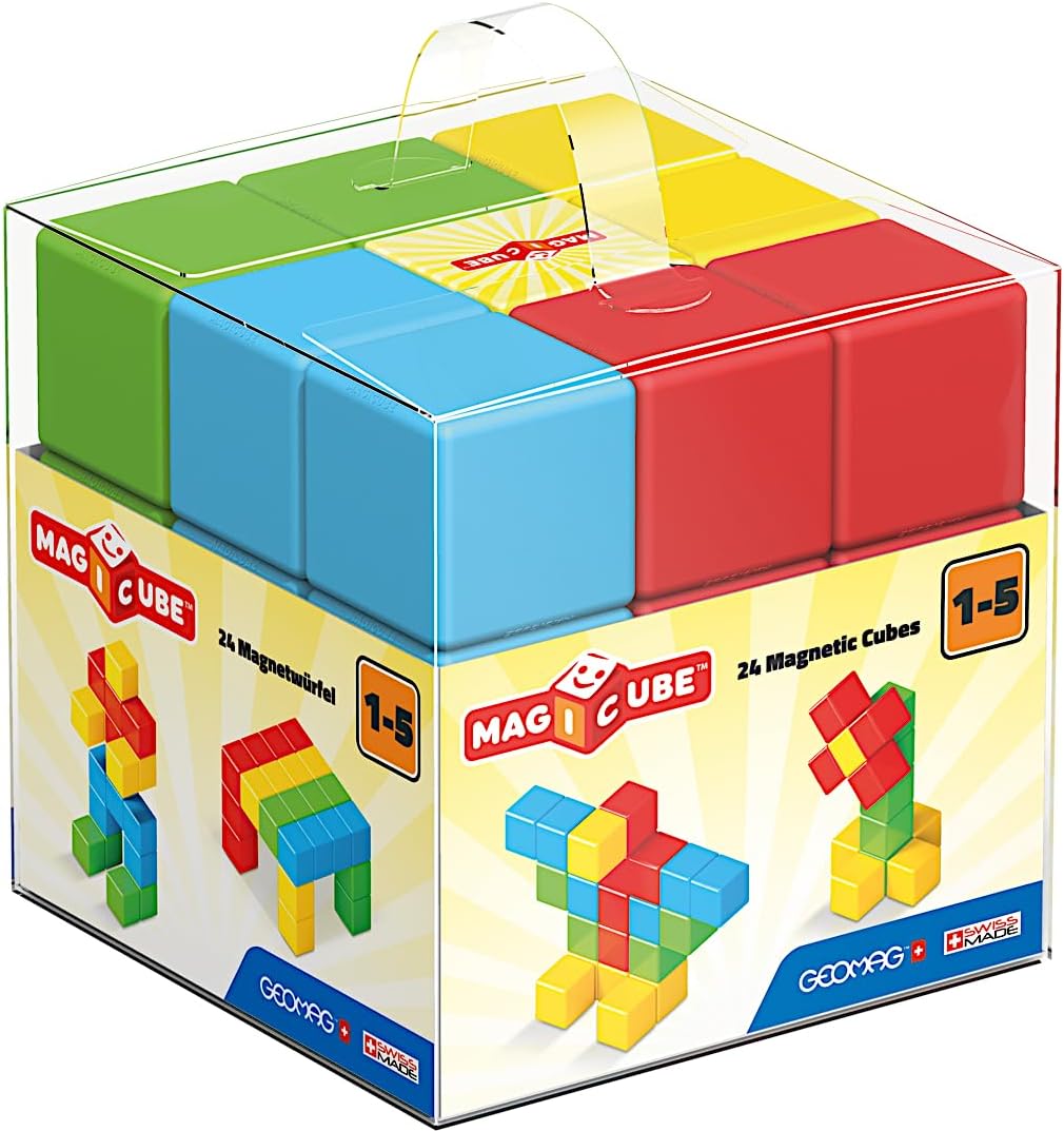 Magnetisches Bauset mit 24 Würfel, 24 Würfel