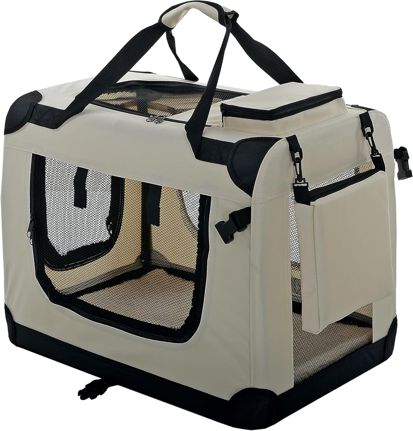 Hundebox, L 70 x B 52 x H 50 cm|Beige