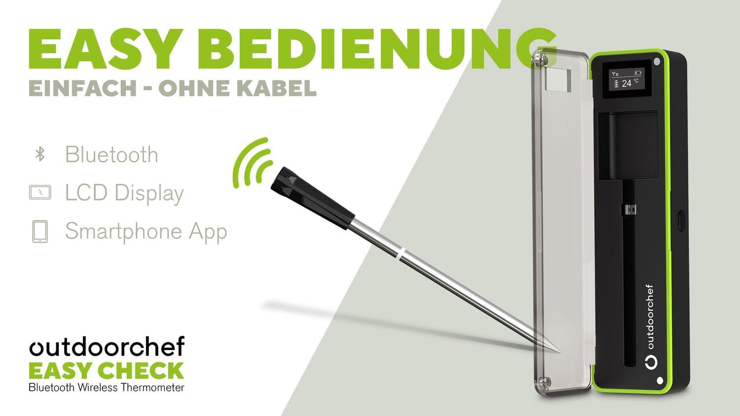 Easy Check Bluetooth Grillthermometer mit App