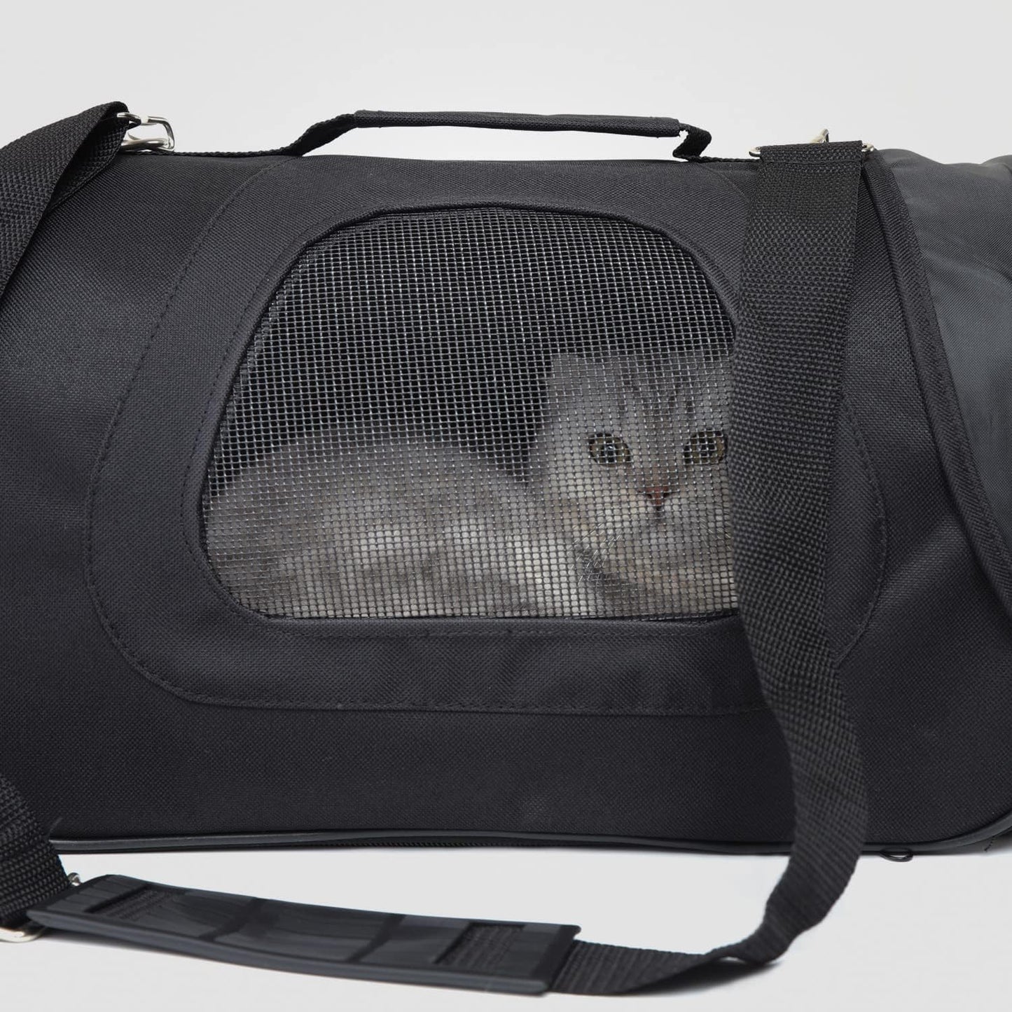 Transporttasche für Haustiere, L40*W23*H24cm|Schwarz
