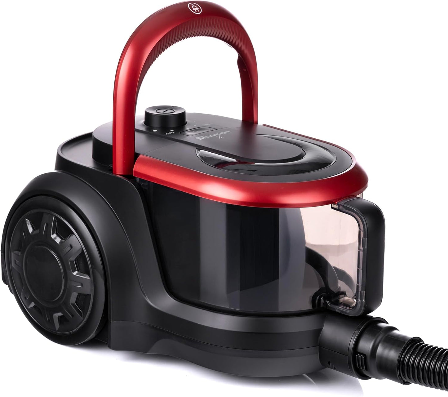 Beutelloser Bodenstaubsauger Zyklon, Schwarz/Rot