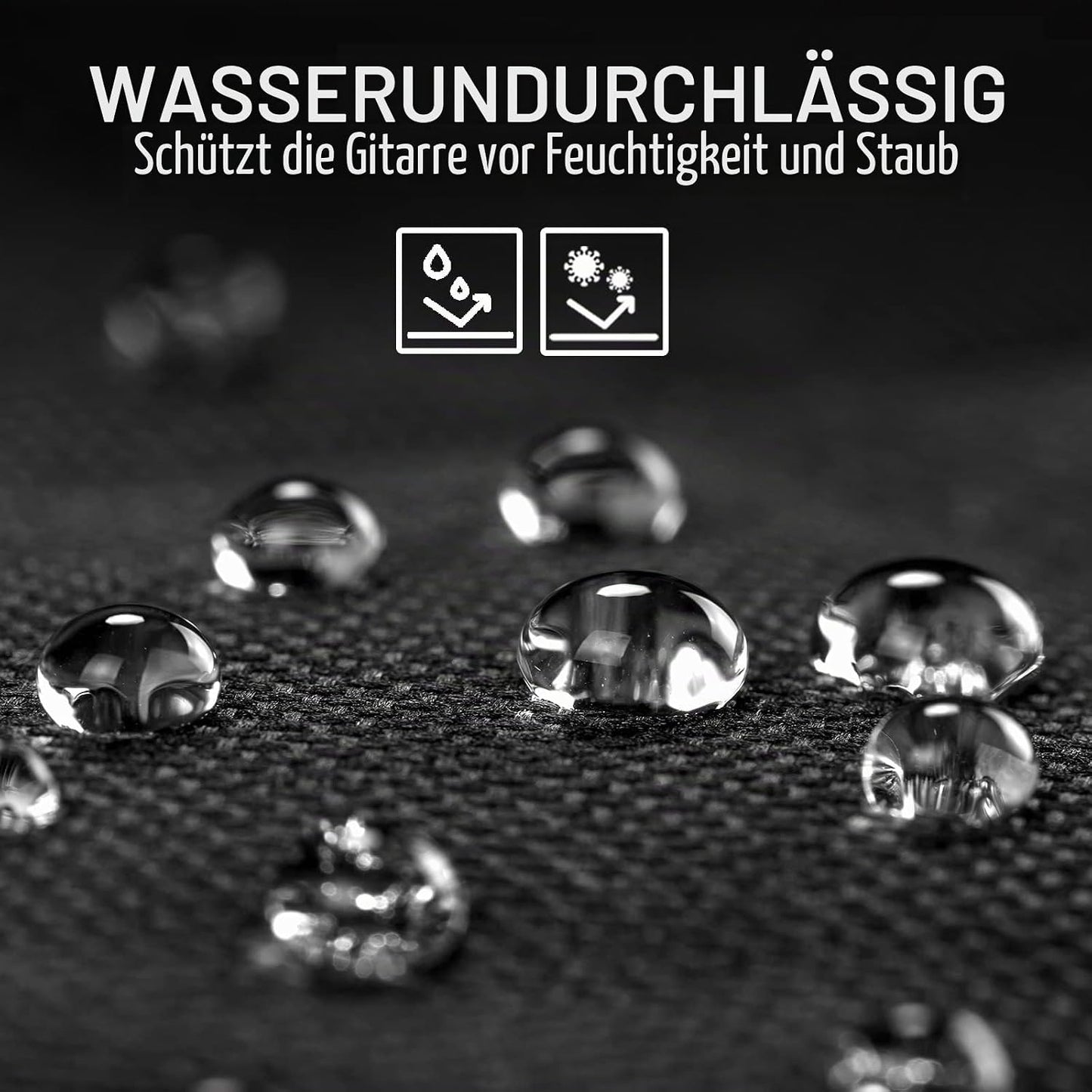 Konzertgitarrentasche Gigbag CY0288, wasserdicht, 6 mm gepolstert