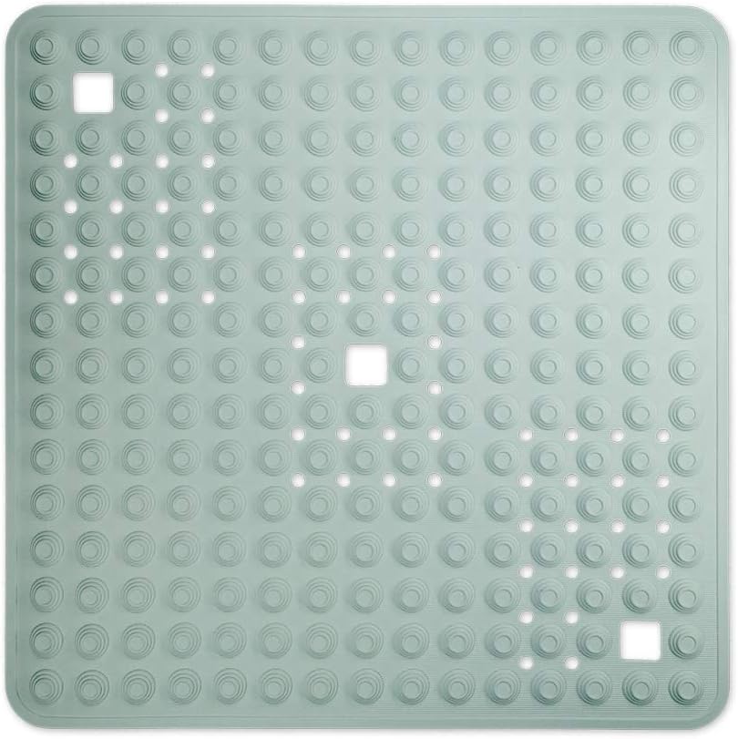 Rutschfeste Duschmatte, quadratisch 60x60 cm, 60 x 60 cm Mint