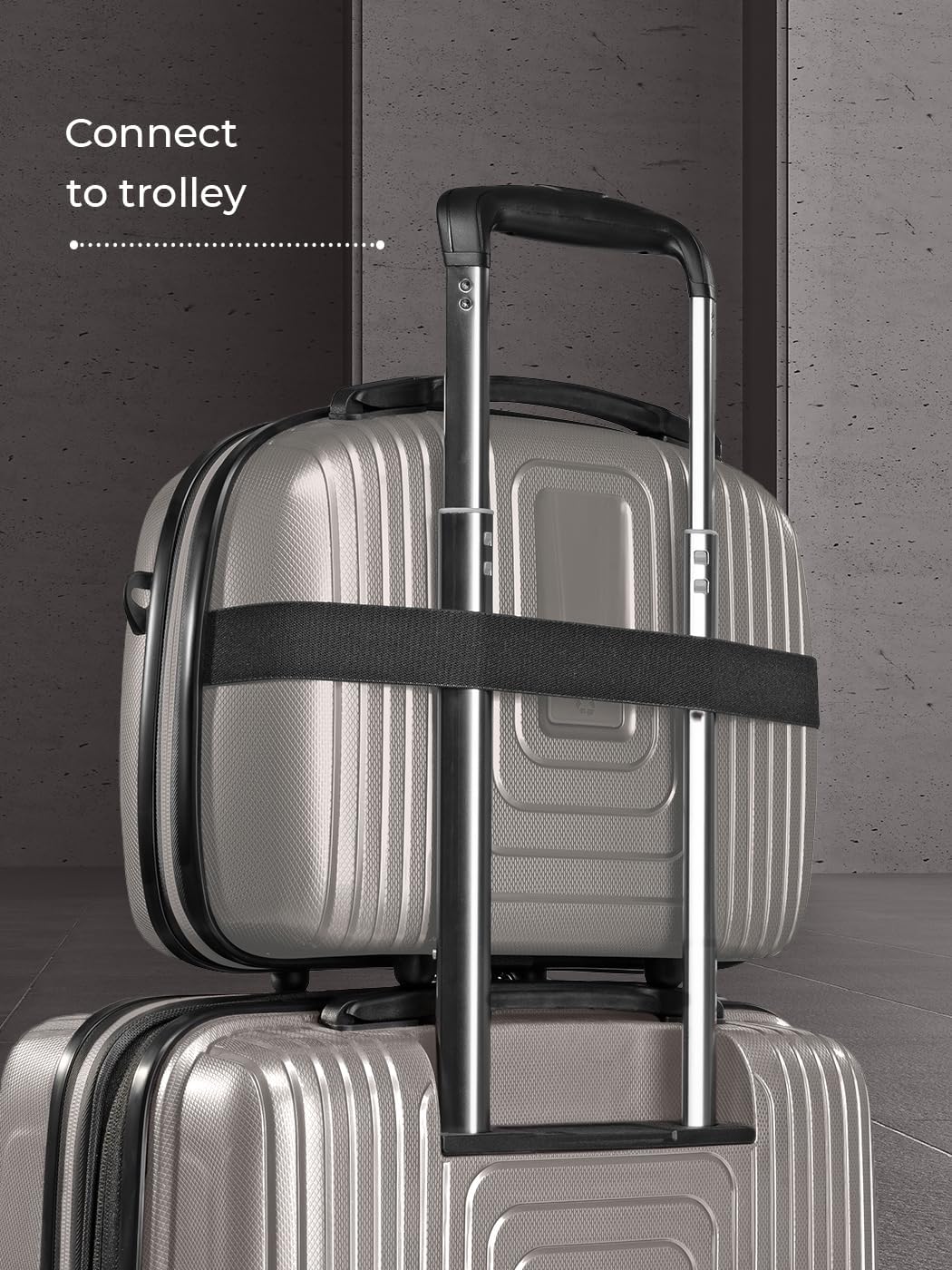 Essentials 14 Beautycase 34 cm, Coffee Grey Metallic Beauty Case (34 cm)
