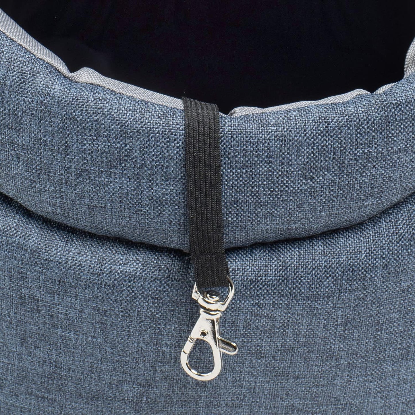 Transporttasche für Hunde und Katzen, L 42 x B 29 x H 33 cm / Denim Imitat