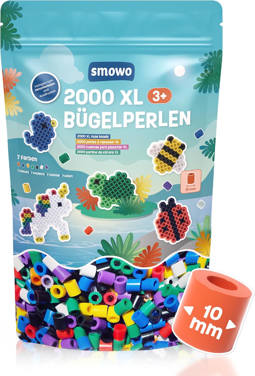 XL Bügelperlen-Set, 2000