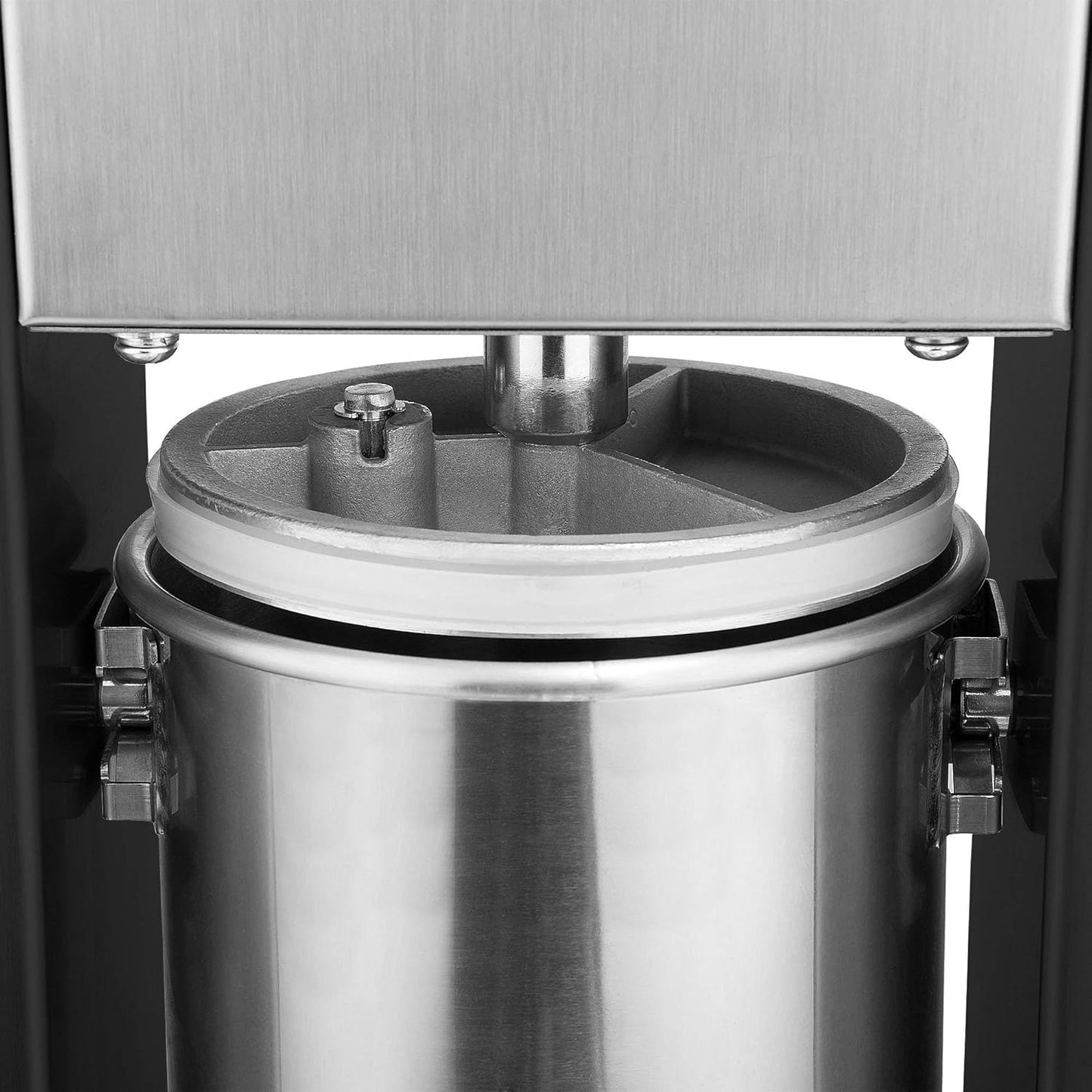 Profi Wurstfüllmaschine mit 2-Gang-Getriebe, 7 Liter Schwarz