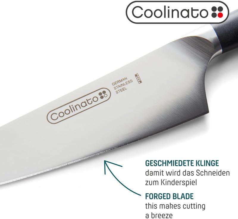 Profi Kochmesser mit Klingenschutz, Kochmesser